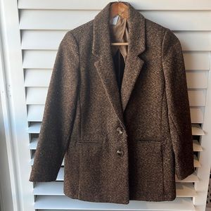 Old Navy - worn once - tweed blazer xs